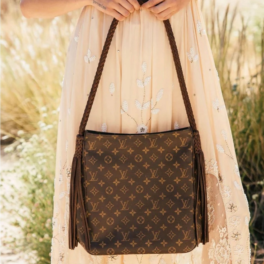 Vintage Boho Bags Louis Vuitton Fringe Shoulder Bag